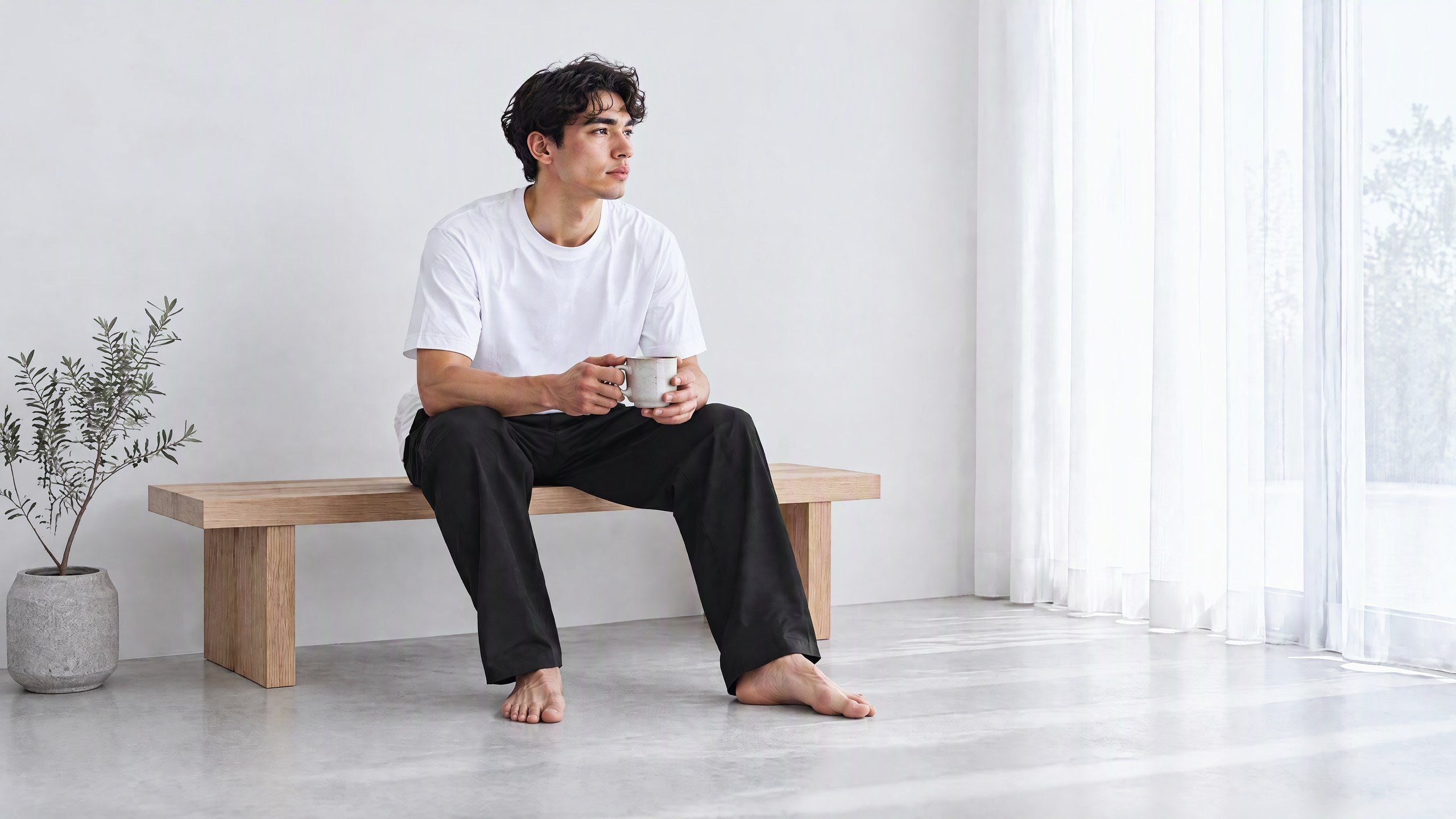バランスリカバリーTシャツの着用イメージ